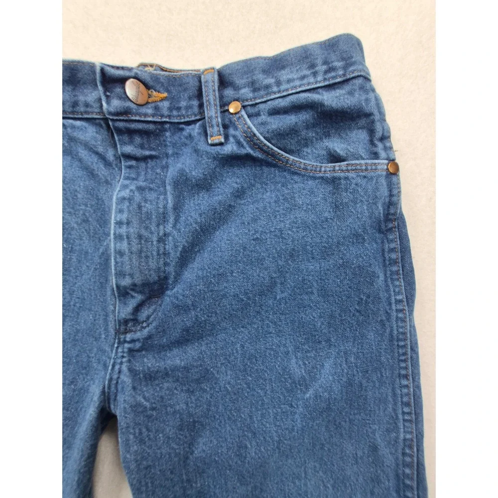 Wrangler 13MWZ Cowboy Cut Original Fit Jeans Men's 34x30 Western Denim Blue